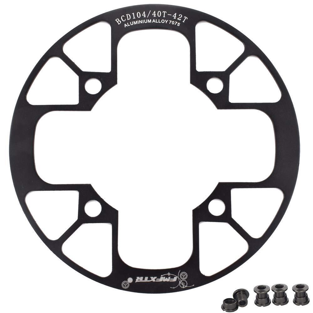 UPANBIKE Montain Bike Chainring Guard 104 BCD Lega di Alluminio Anello Protez...