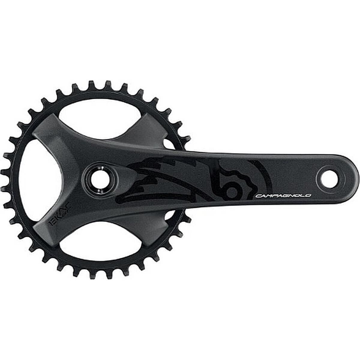Guarnitura Ekar GT Pro-Tech 1x13v 40D 175mm Nero per Gravel Campagnolo