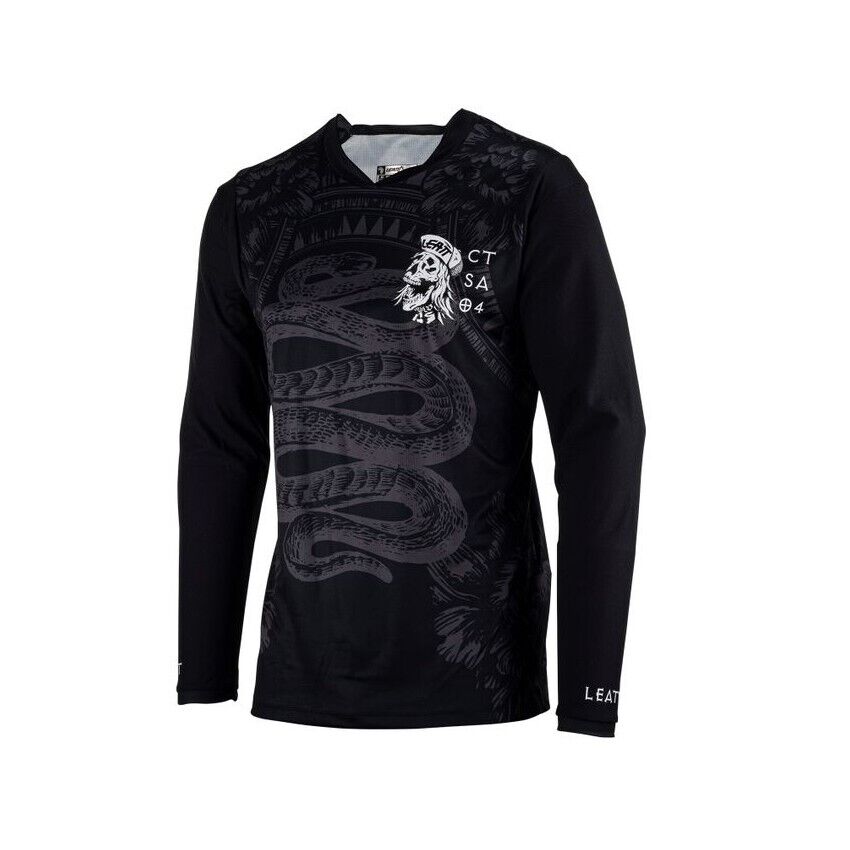 maglia maniche lunghe mtb gravity 3.0 nero LEATT ciclismo