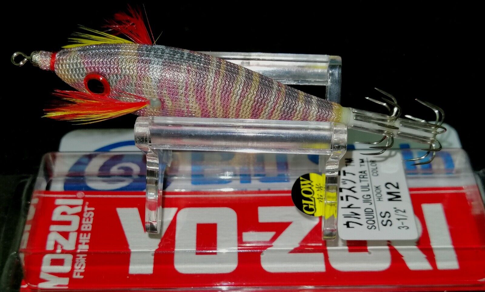 Yo-Zuri Egi Squid Jig Ultra Size: SS - 10cm - 9gr Color: A327 BLRK