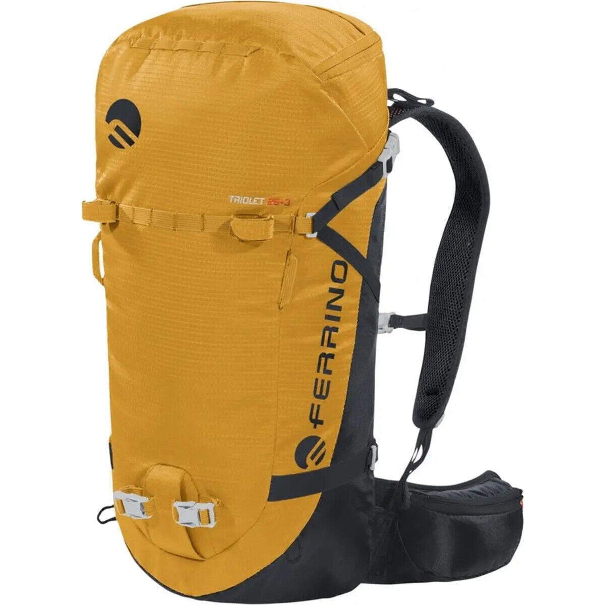 Zaino Triolet 25+3L Giallo Alpinismo Arrampicata Ferrino