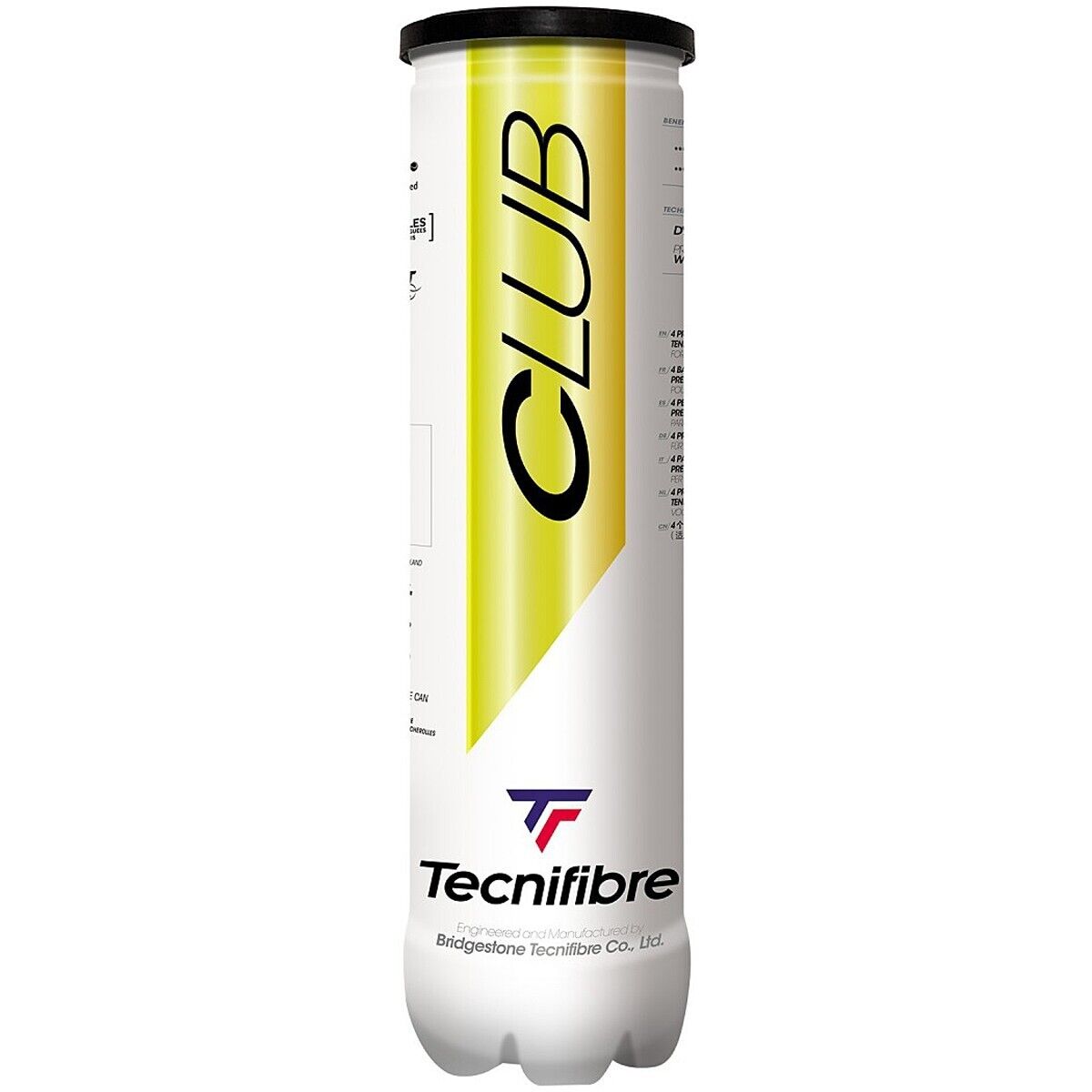 Tecnifibre Club palline da tennis Tecnifibre Club: 2 Tubi x 8 palline totali