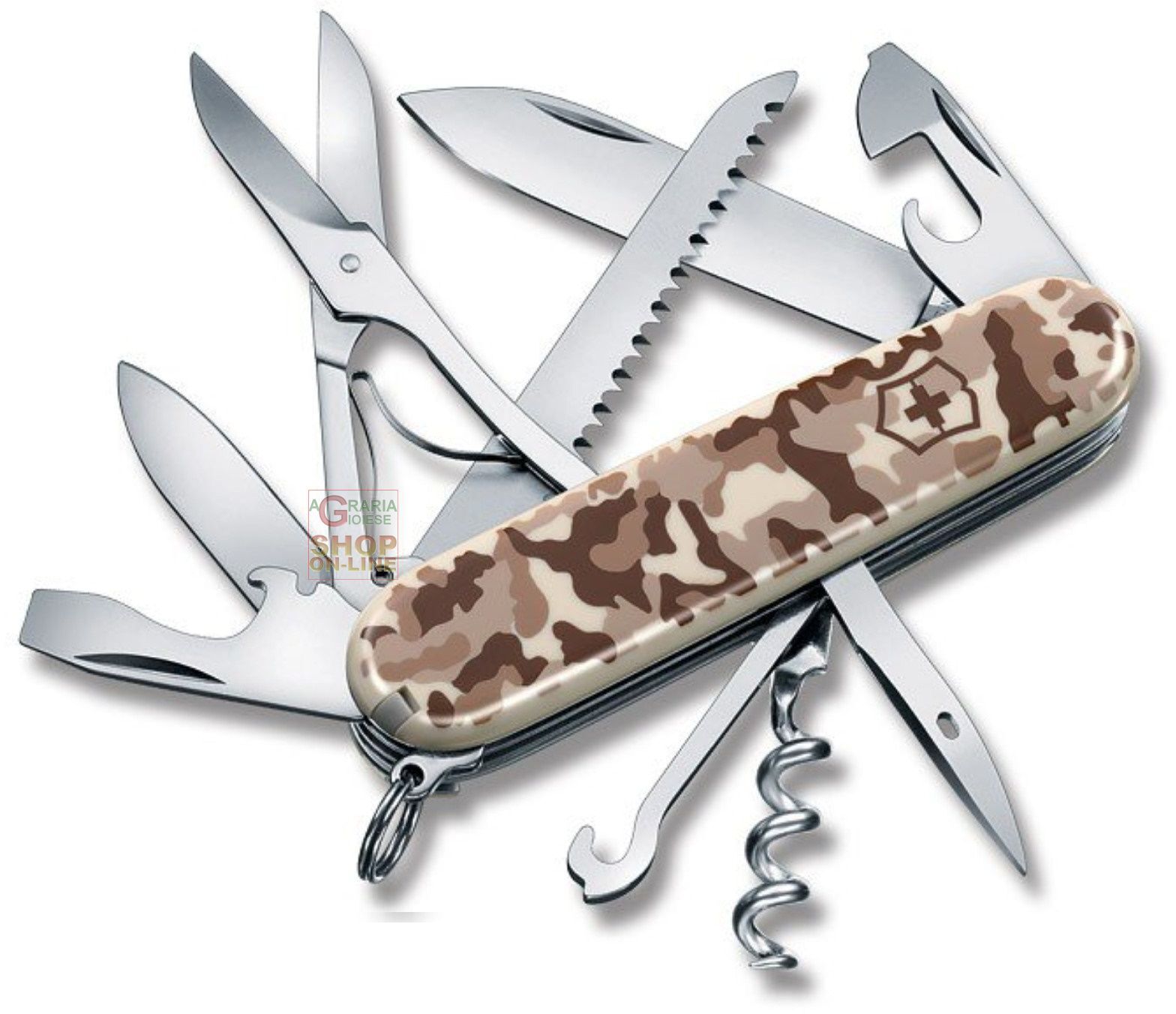 1.3713.941 VICTORINOX MULTIUSO HUNTSMAN Desert Camouflage beige-marrone