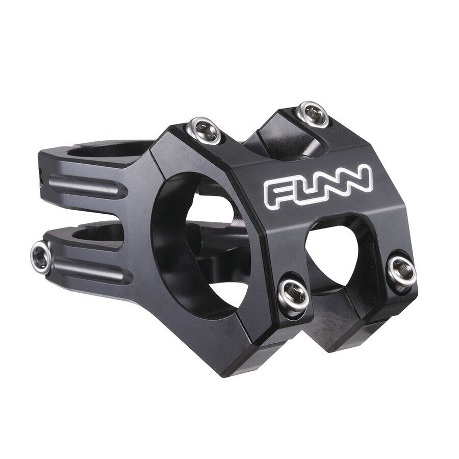 attacco manubrio funnduro 35mm 0 35mm alluminio nero 305390545 Funn Bici Scatto