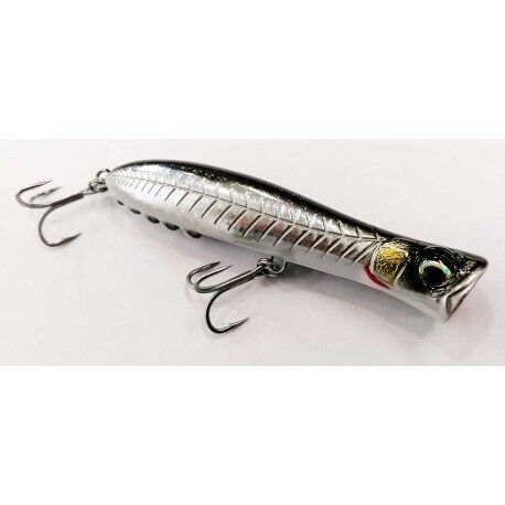 SAVAGE GEAR GRAVITY POPPER 90MM 13,5GR BLACK MULLET