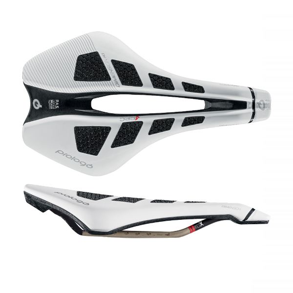 Sella bici Prologo DIMENSION 143 PAS TiroX CPC white