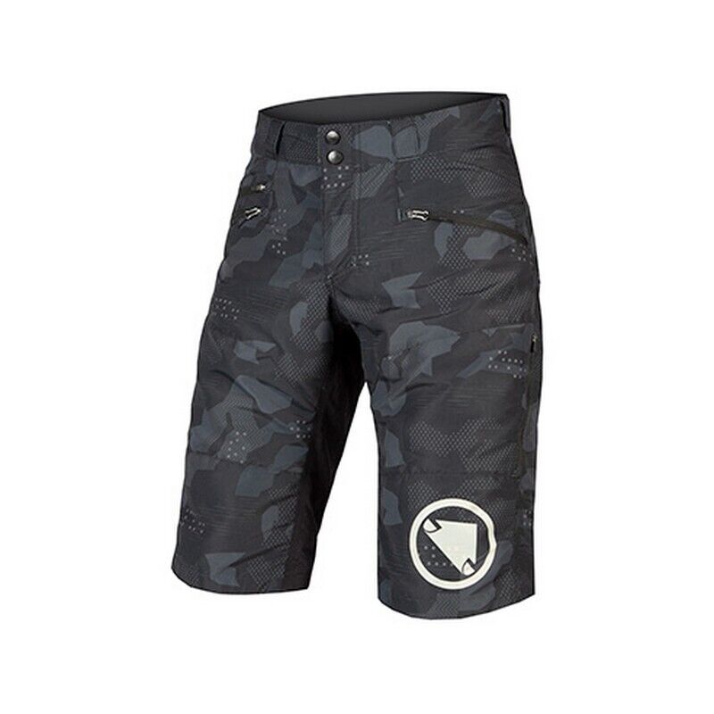 pantaloncini singletrack short ii nero/camo Endura Mtb
