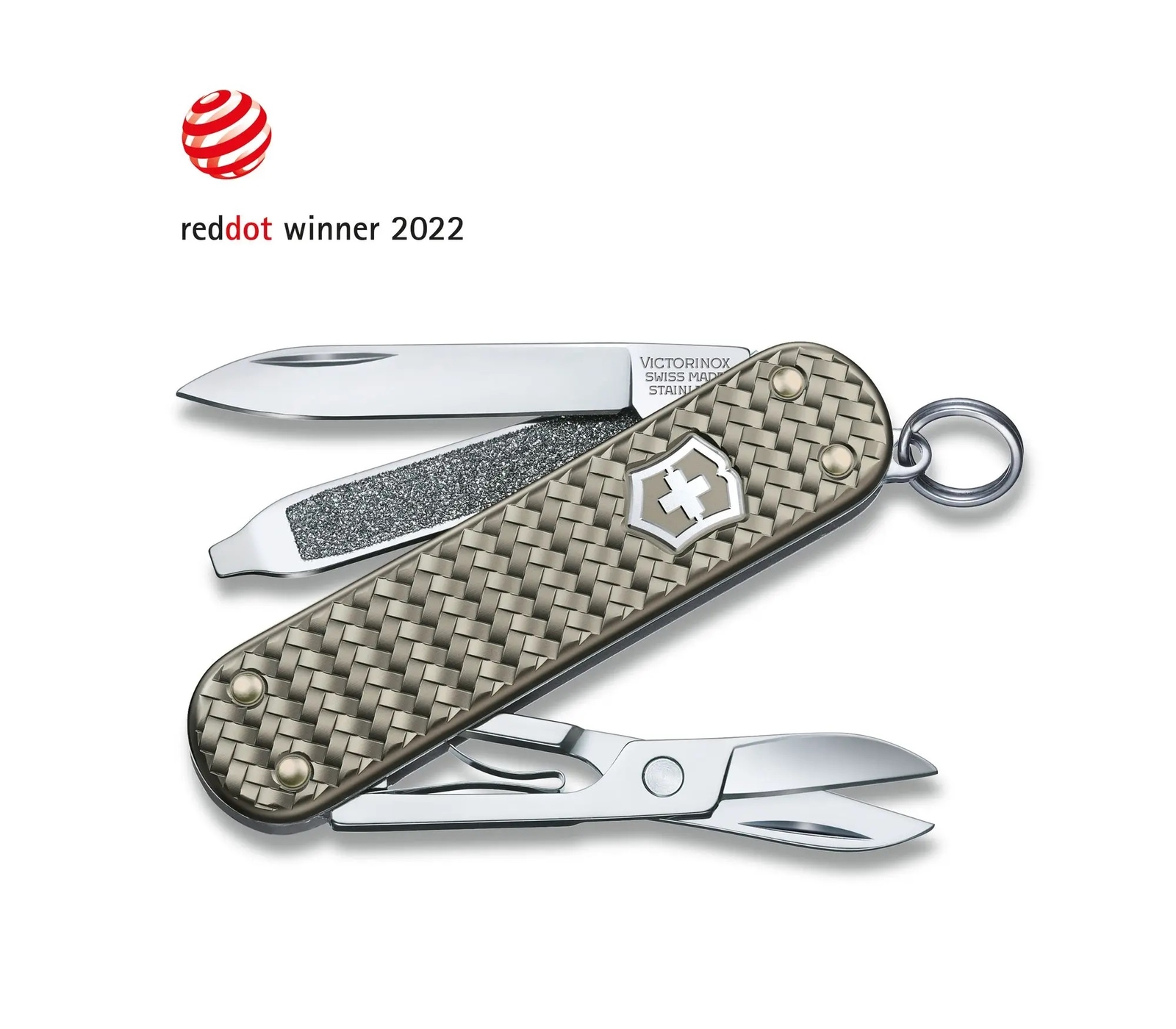 0.6221.4031G VICTORINOX MULTIUSO CLASSIC SD PRECIUS ALOX INFINITE GREY mm.58