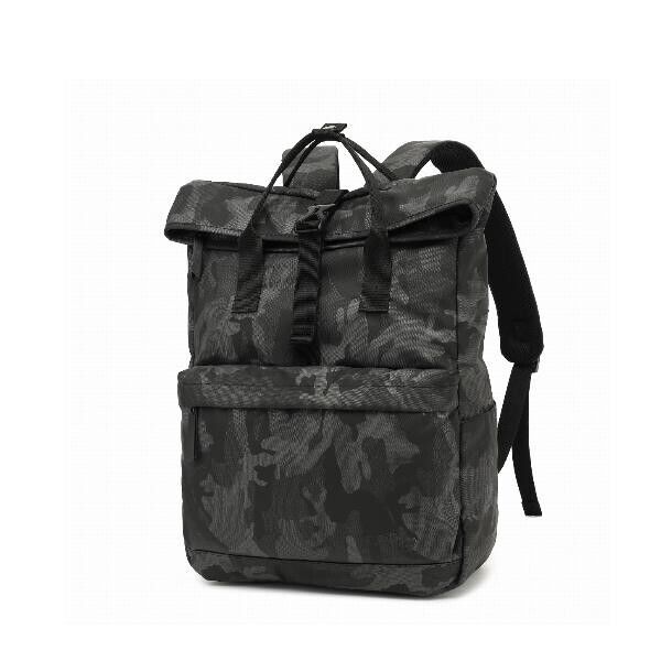 Zaino Celly Venture Pack con chiusura Roll-top Camo e fibbia a scatto