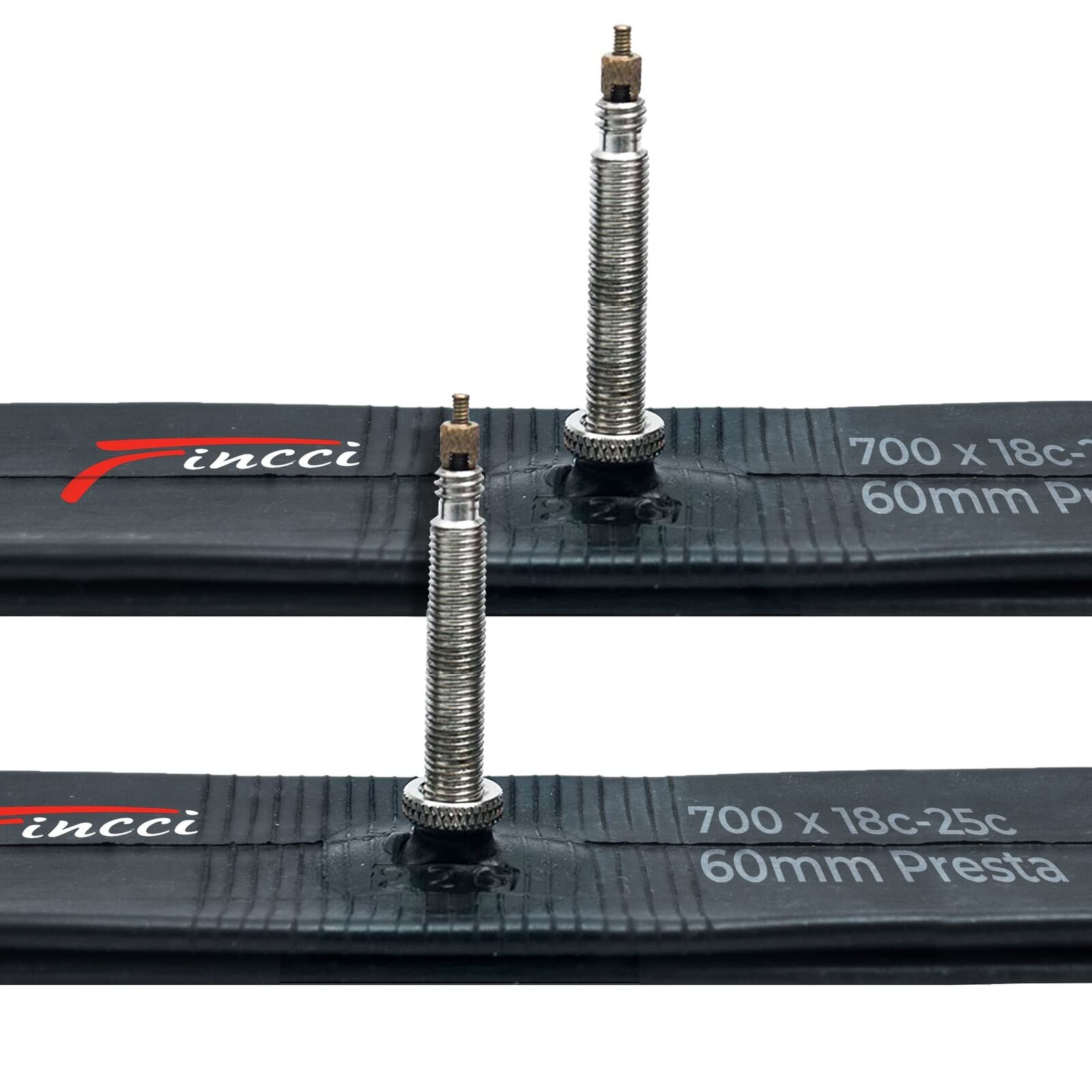 Fincci Camere daria bici corsa 700x18cx23cx25c Coppia Camera d'aria 28-29 Val...
