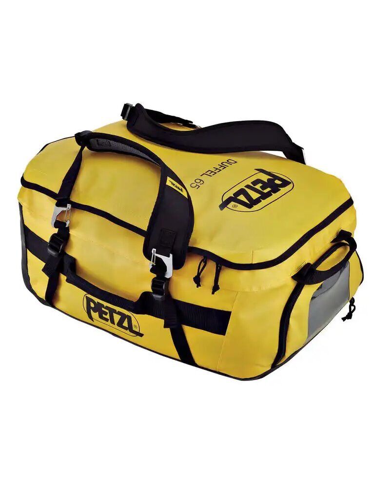 Petzl Duffel Borsa da Trasporto 65 Litri, Giallo/Nero
