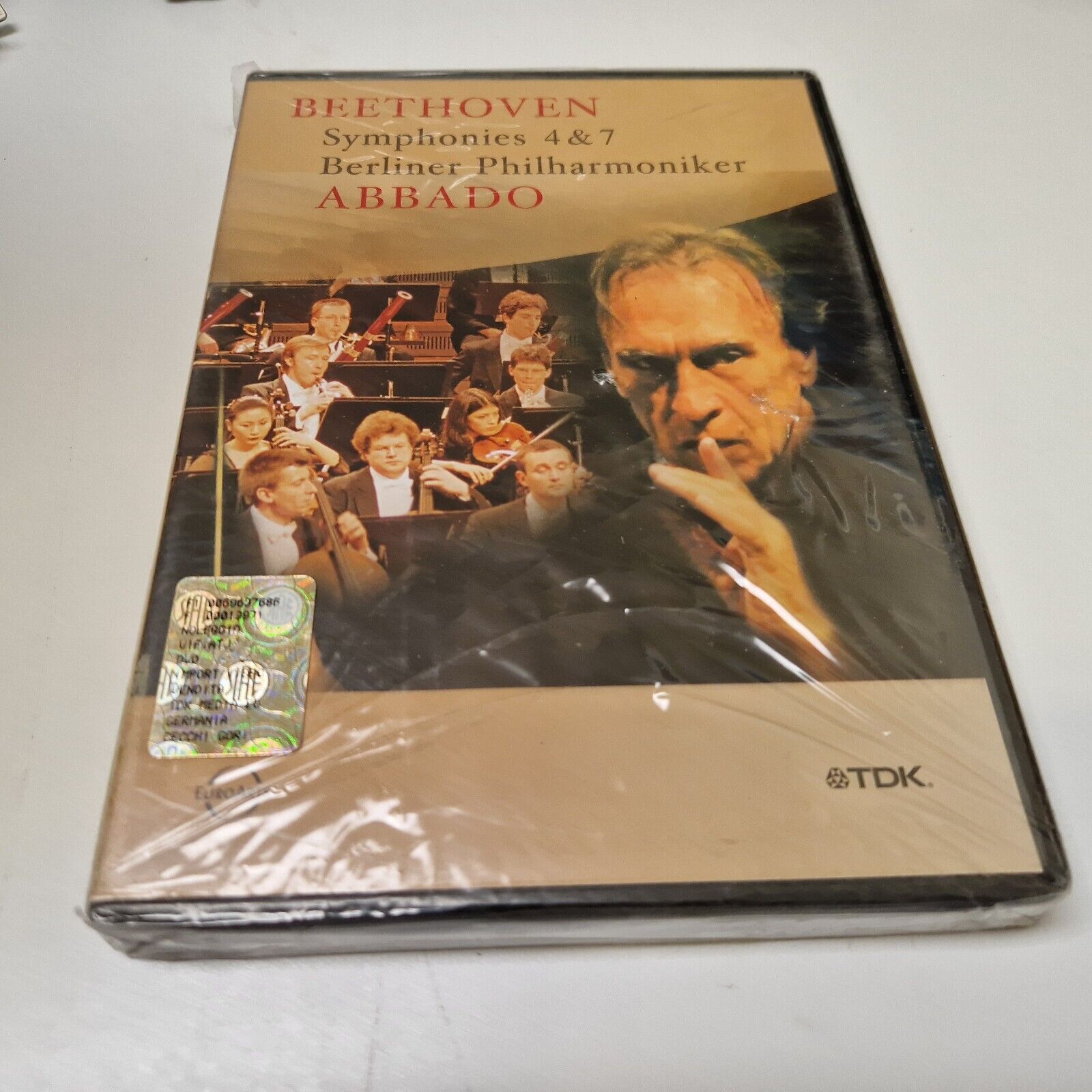 Abbado Berliner Philharmoniker Beethoven Symphonies n. 4 & 7 - DVD (Nuovo)