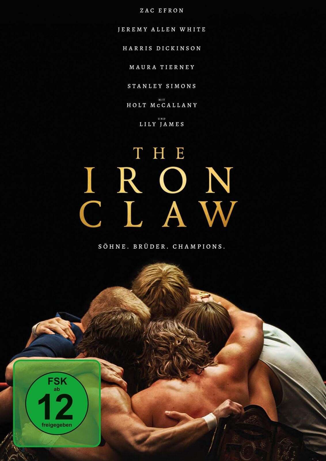 The Iron Claw (DVD) Efron Zac White Jeremy Allen Dickinson Harris Simons Stan