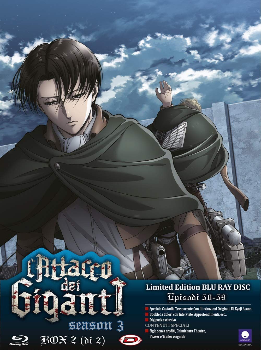 Blu-Ray Attacco Dei Giganti (L') - Stagione 03 Box #02 (Eps 13-22) (2 Blu-Ray) (