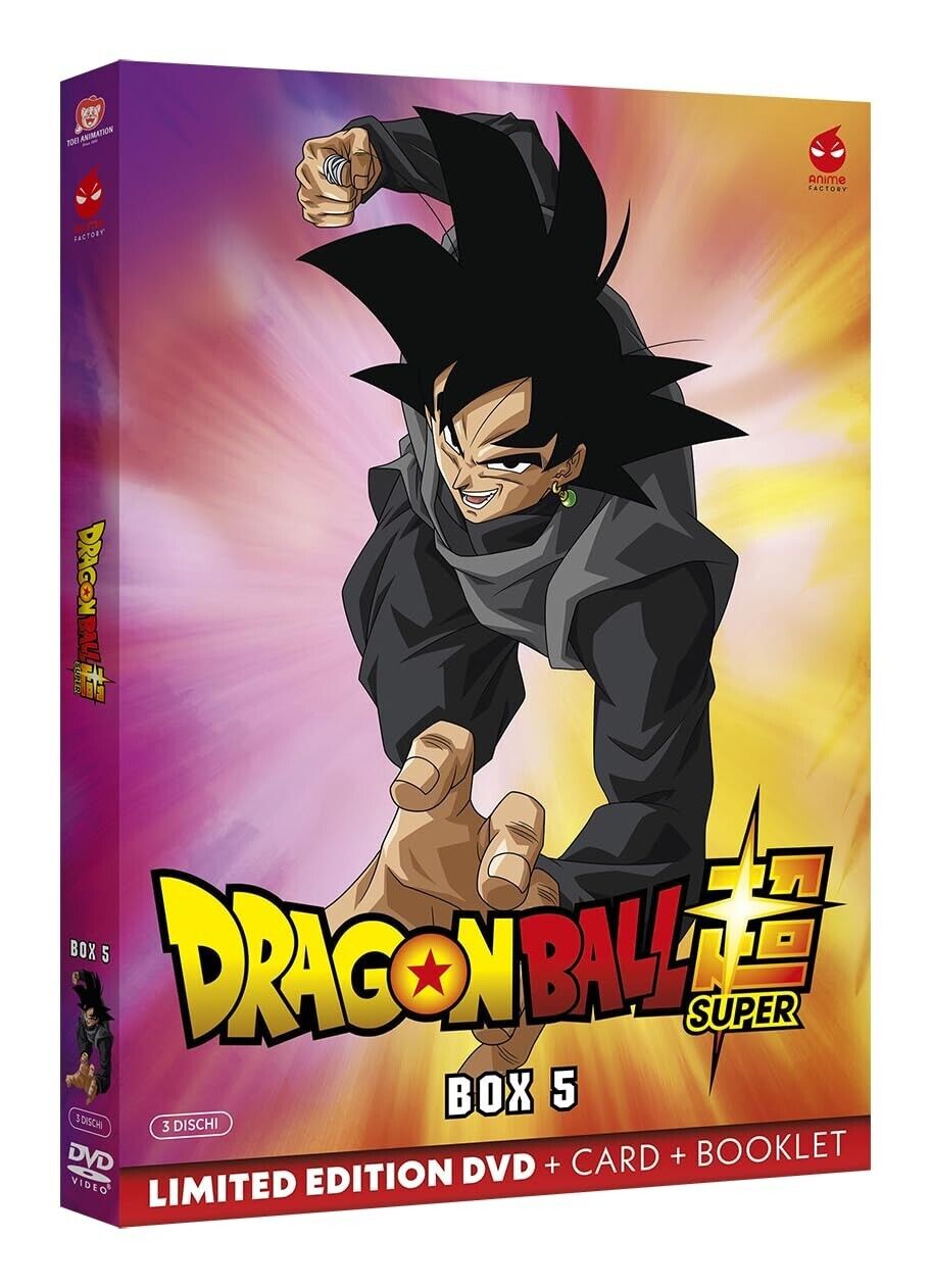 3 Dvd DRAGONBALL DRAGON BALL SUPER BOX 05 nuovo sigillato anime limited edition