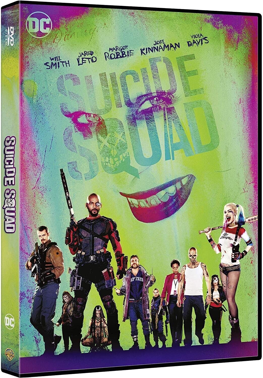 Dvd SUICIDE SQUAD Will Smith Margot Robbie Jared Leto nuovo sigillato 2016