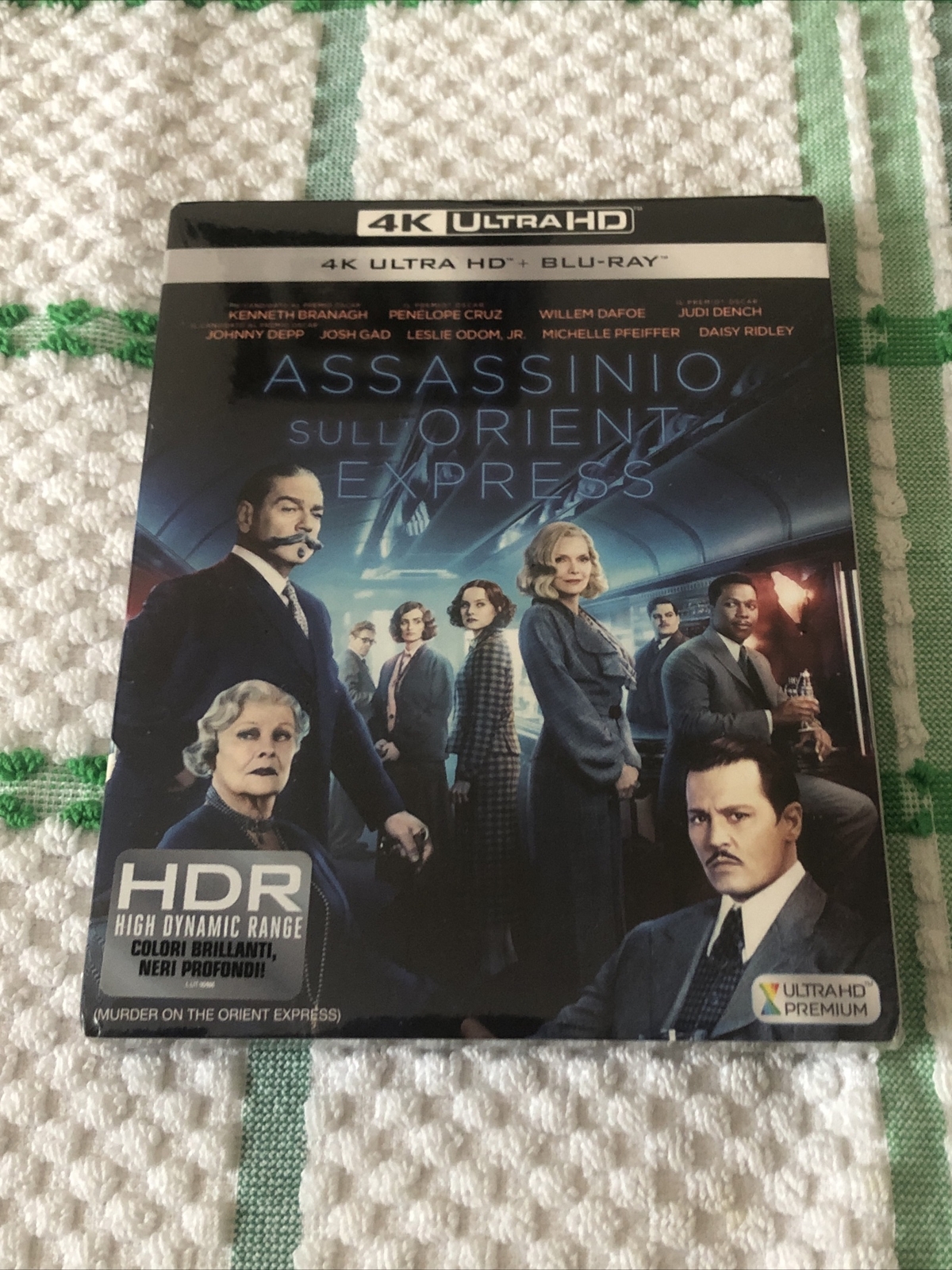 4K UltraHD + Blu-ray ASSASSINIO SULL'ORIENT EXPRESS con J. Deep nuovo Italiano