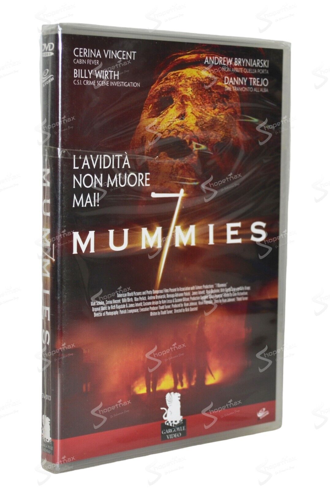 7 MUMMIES Seven 2006 NICK QUESTED MATT SCHULZE Gargoyle Video DVD SIGILLATO
