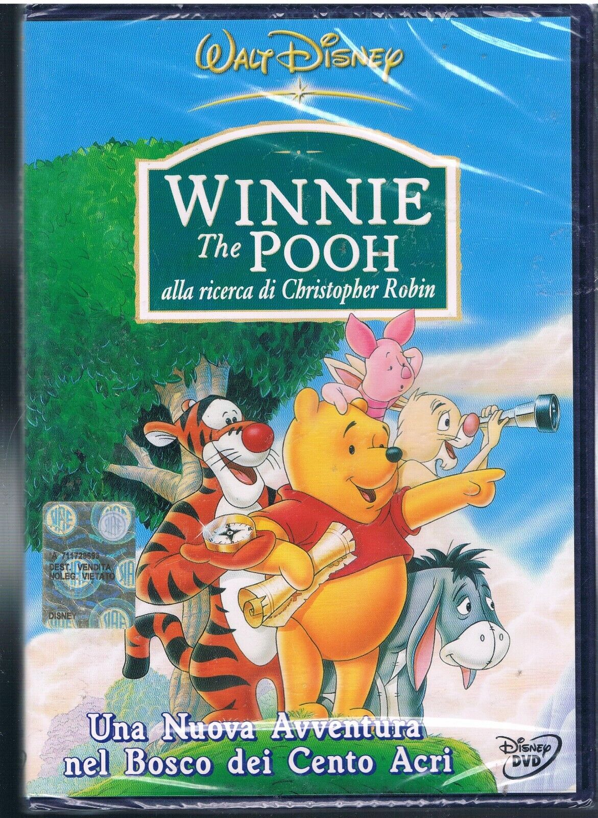 WINNIE THE POOH ALLA RICERCA DI CHRISTOPHER ROBIN DVD DISNEY SIGILLATO!!!
