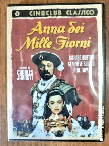 Dvd ANNA DEI MILLE GIORNI Richard Burton Geneviève Bujold Irene Papas  ****NUOVO