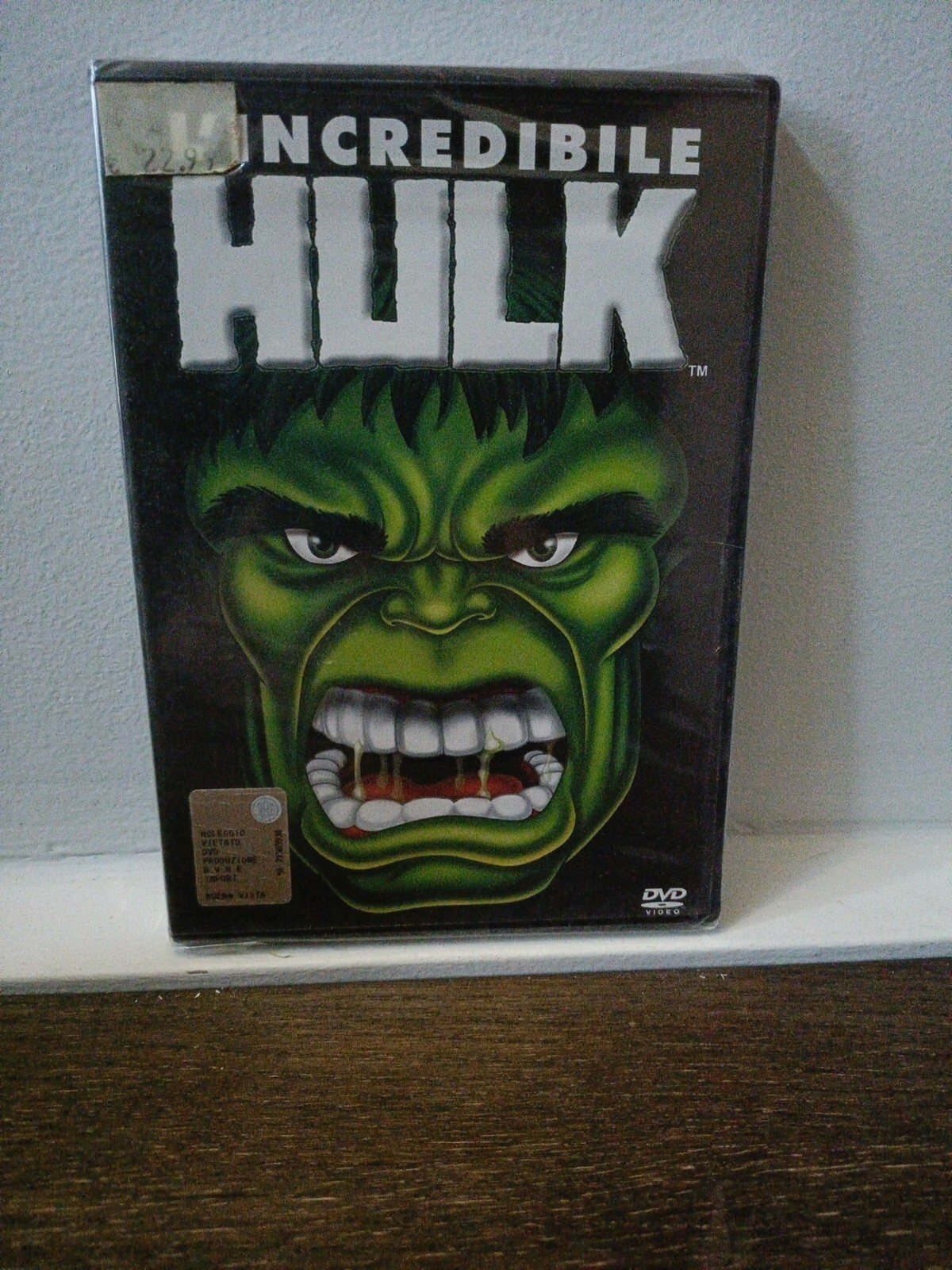L'INCREDIBILE HULK - DVD Marvel NUOVO OLOGRAMMA TONDO