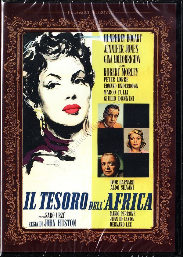 IL TESORO DELL'AFRICA (1953 di John Huston) Hunphrey Bogart DVD NUOVO