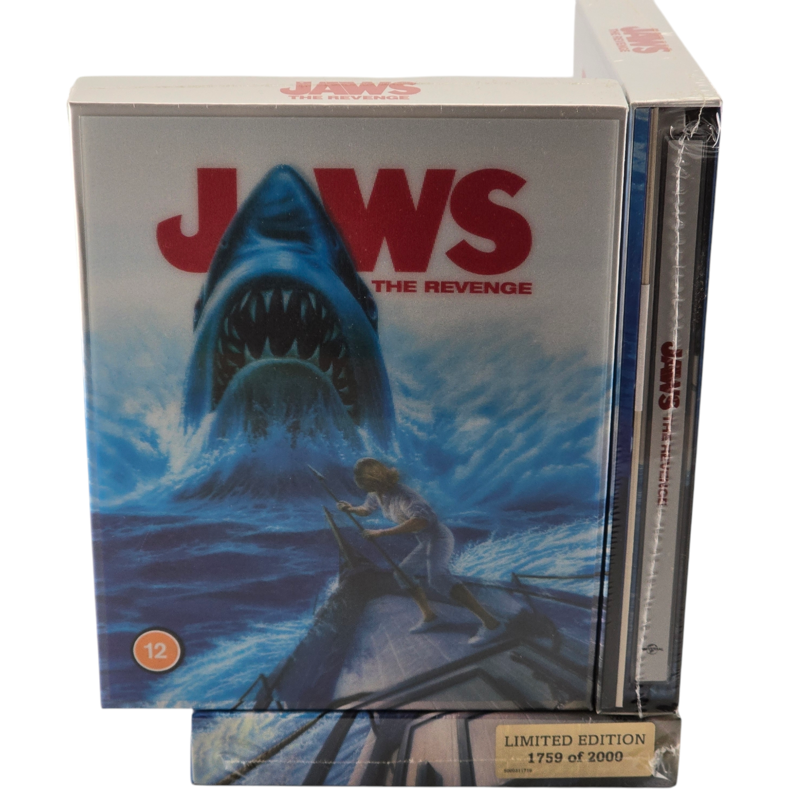 Jaws: Revenge Steelbook Collezionista Limitata 2000 Ex 4K HD +Blu-Ray 3D+2D