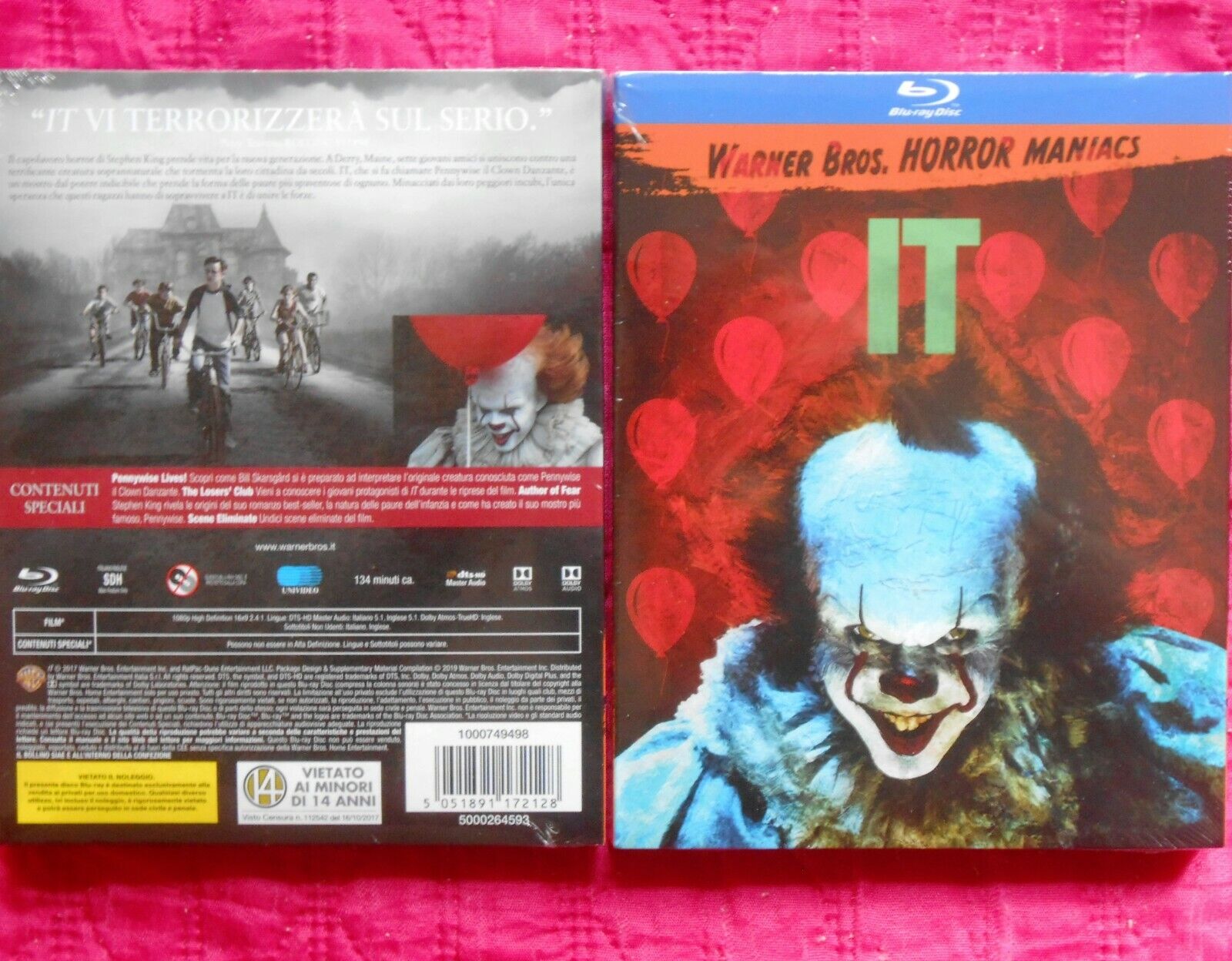 it stephen king blu ray rare horror collection andrés muschietti bill skarsgard