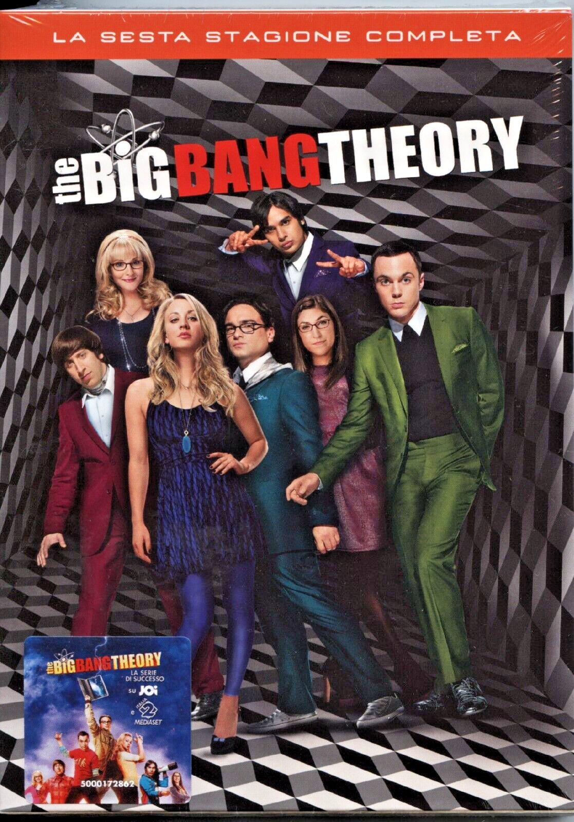 THE BIG BANG THEORY stagione 6- BOX DVD NUOVO E SIGILLATO, PRIMA STAMPA ITALIA
