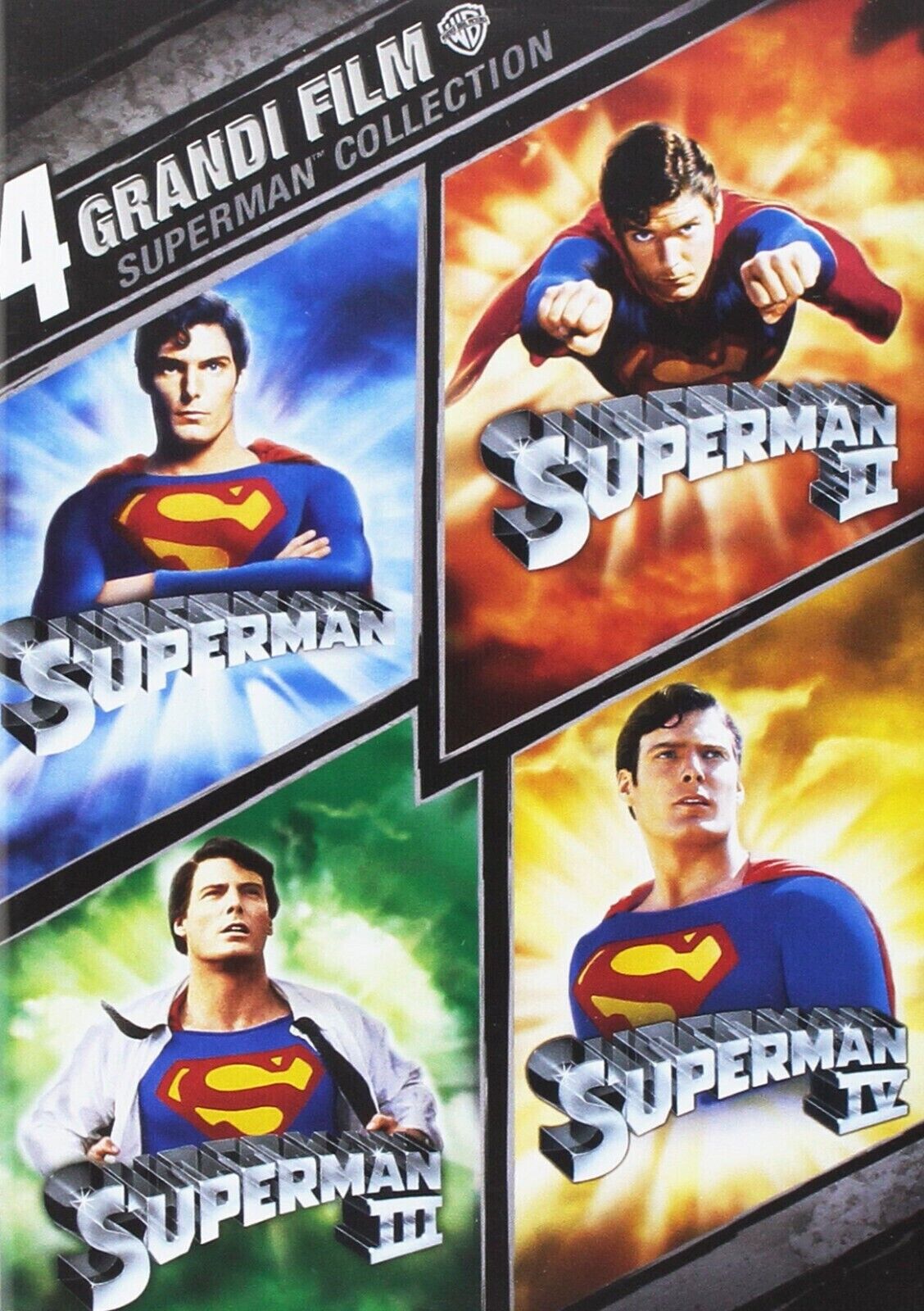 SUPERMAN COLLECTION 4 DVD NUOVO SIGILLATO