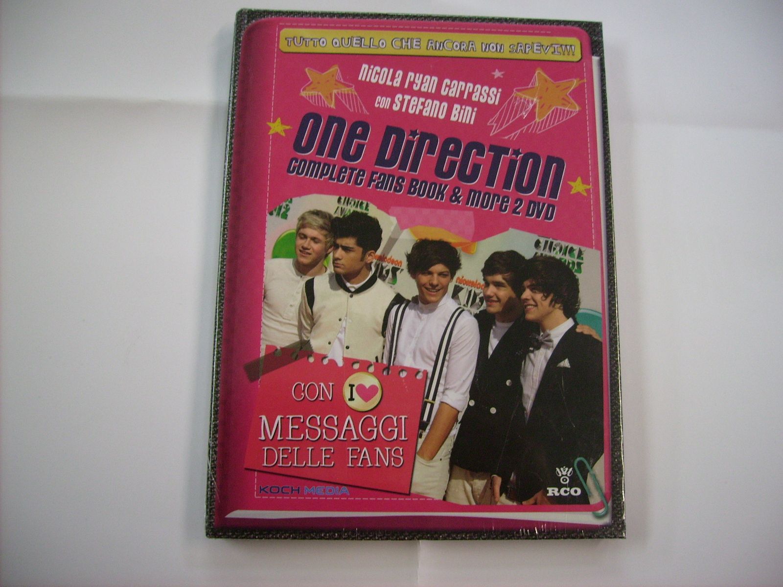 ONE DIRECTION - COMPLETE FANS BOOK & MORE - 2DVD SIGILLATO 2012