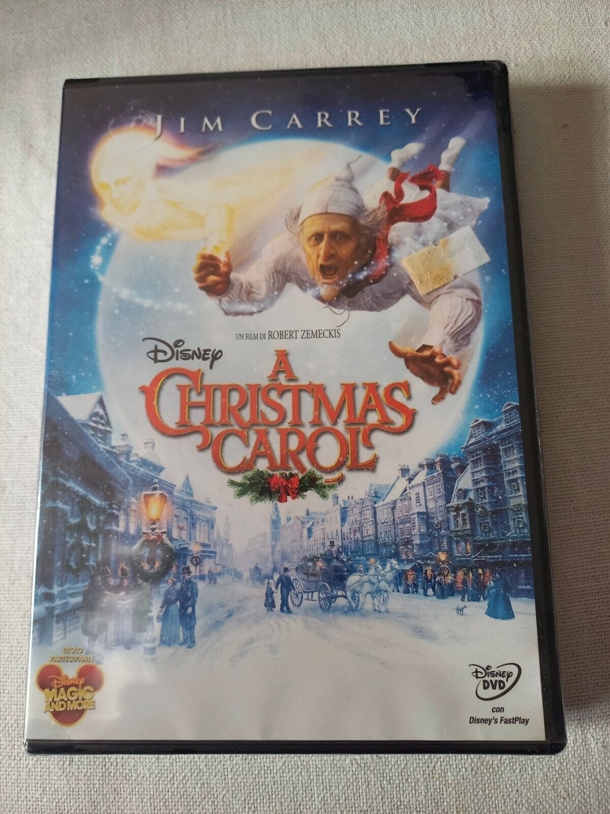 Dvd Animazione Disney "A Christmas Carol" Jim Carrey Nuovo