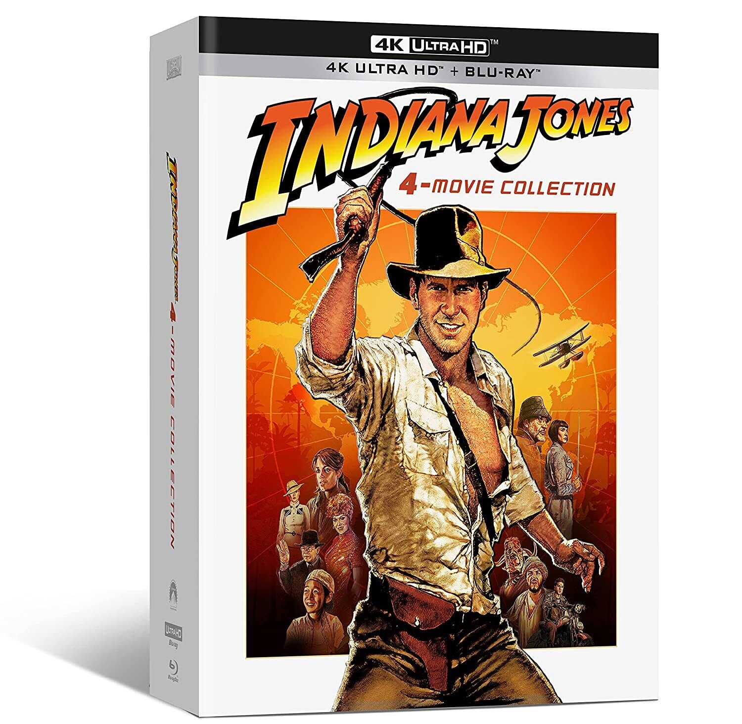INDIANA JONES 4-MOVIE COLLECTION  5 BLU-RAY+4 BLU-RAY U