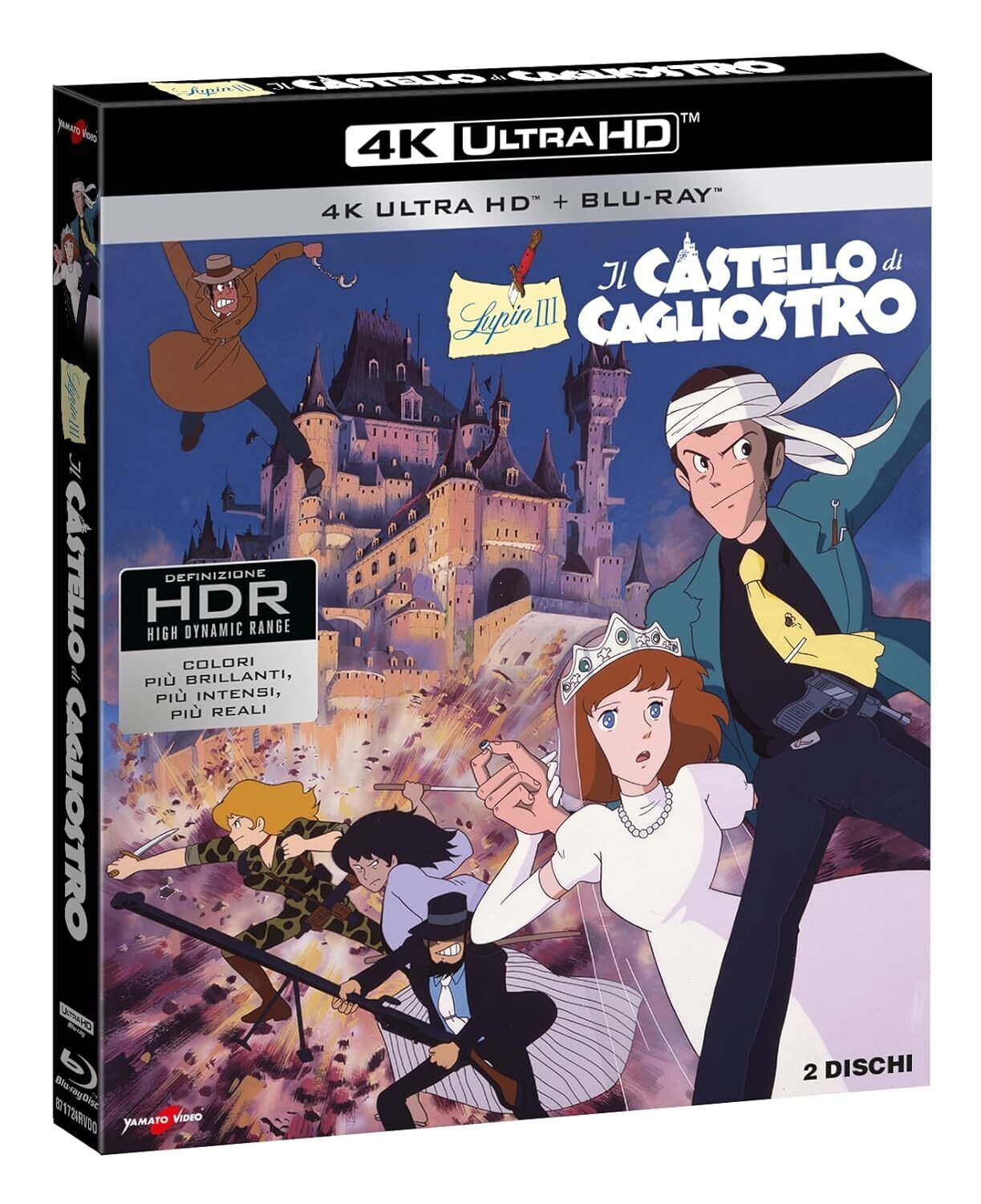 4K UltraHD + Blu-ray  LUPIN III IL CASTELLO DI CAGLIOSTRO Ghibli Miyazaki nuovo
