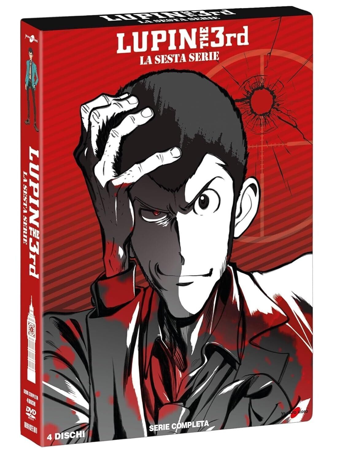 4 Dvd LUPIN THE 3rd THIRD LA SESTA SERIE Box Set collezione completa nuovo