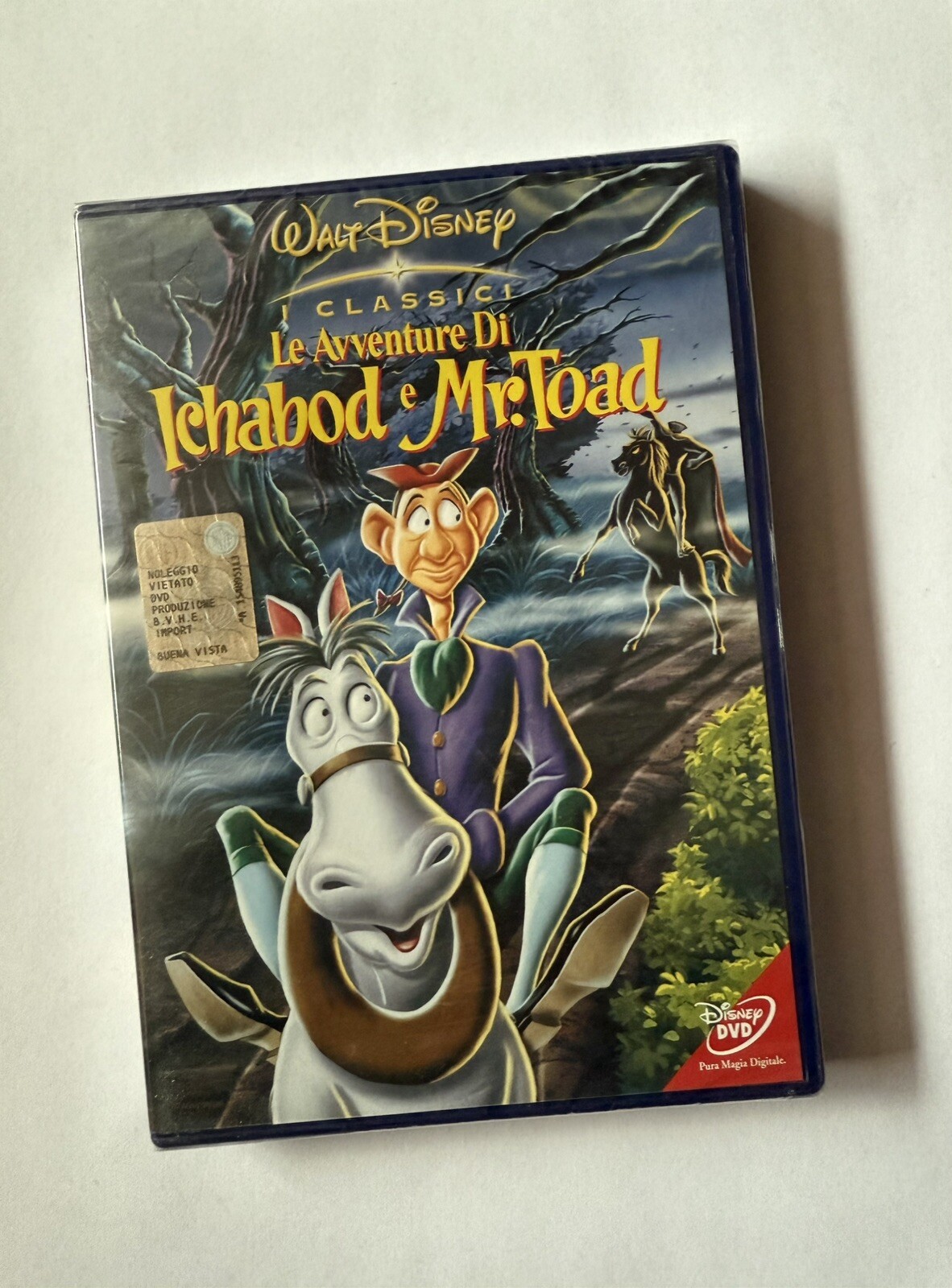 Le Avventure Di Ichabod E Mr. Toad - DVD Stampa Ologramma Tondo Raro Sigillato