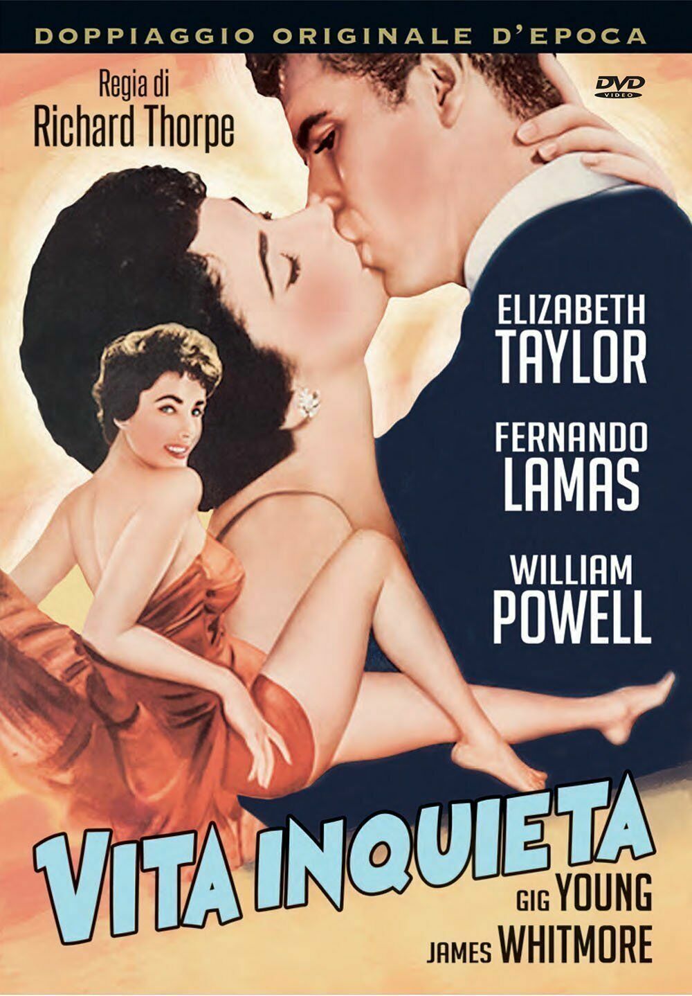 VITA INQUIETA Con Elizabeth Taylor DVD NUOVO