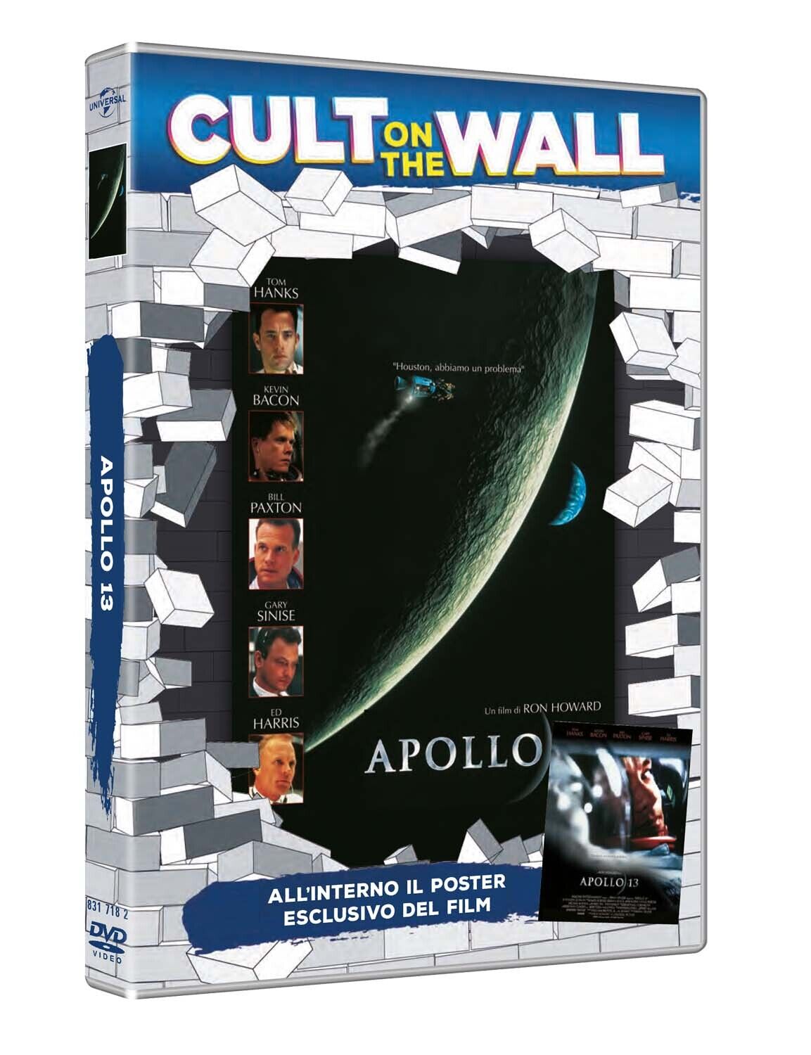 APOLLO 13  CULT ON THE WALL   DVD+POSTER   FANTASCIENZA
