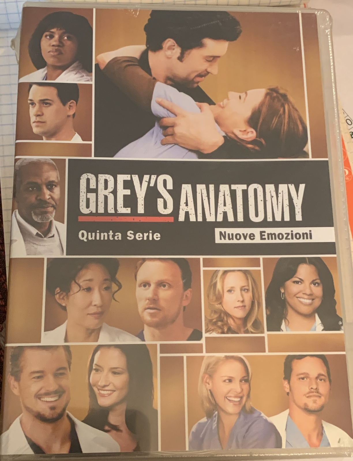 GREY'S ANATOMY - STAGIONE 5 - COFANETTO DVD . NUOVO - 7 DISCHI