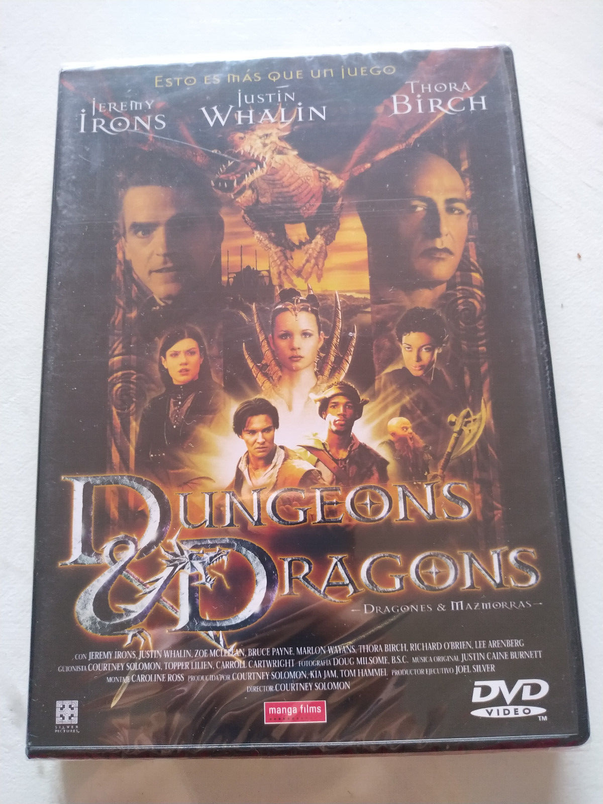 Dungeons & Dragons Jeremy Irons - DVD Regione 2 Spagnolo Inglese Nuovo