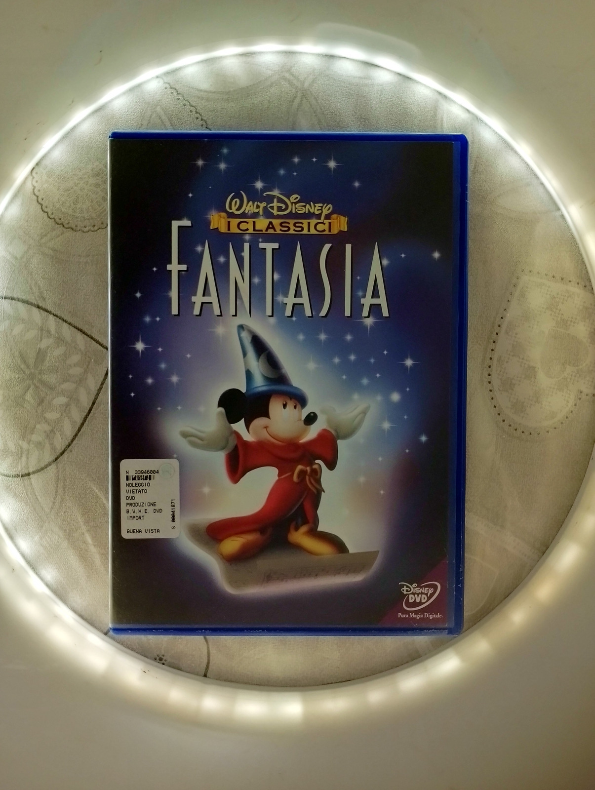 Fantasia - Walt Disney Ologramma Tondo Dvd Nuovo