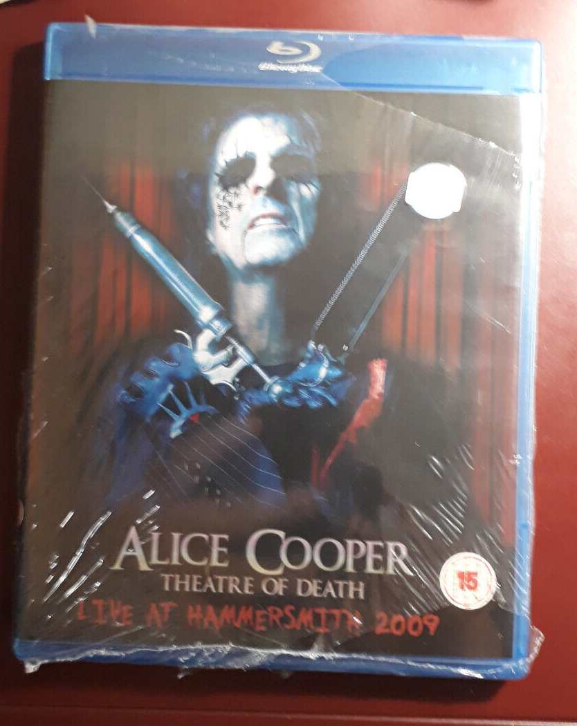 ALICE COOPER -THEATRE OF DEATH,LIVE AT HAMMESMITH 2009*BLU-RAY BRAND NEW SEALED