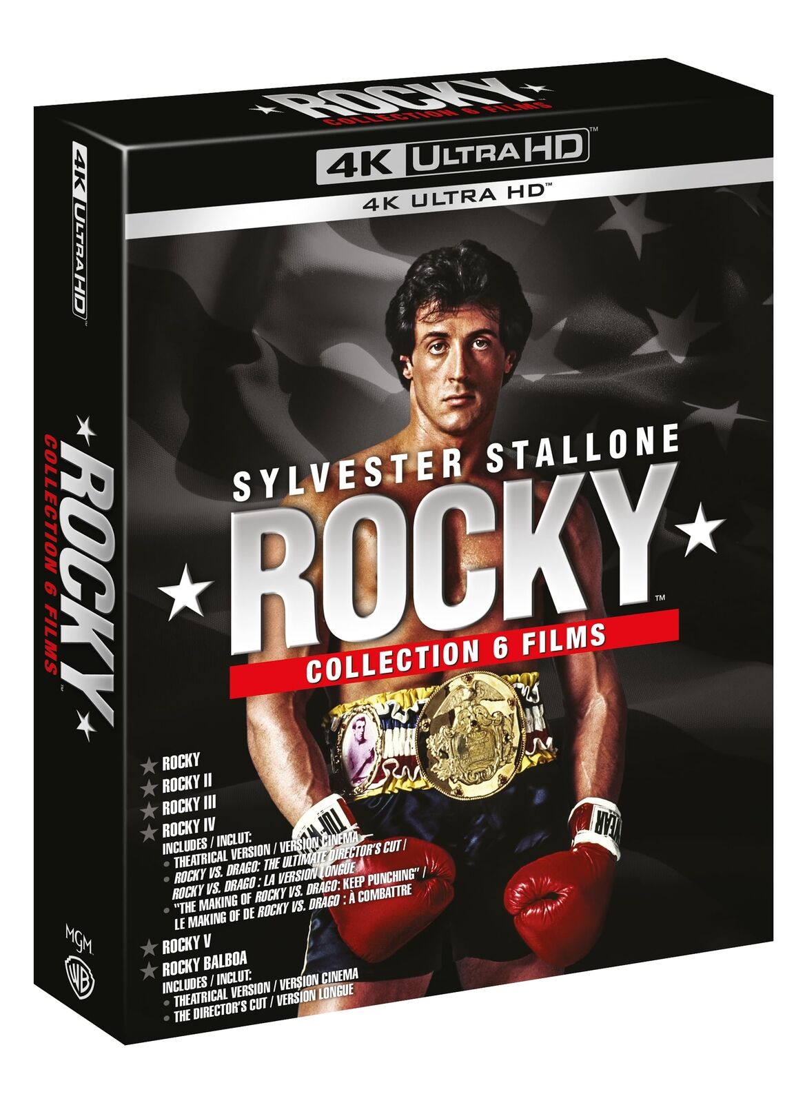 Rocky - Complete Collection (4K Ultra HD Blu-ray) DVD NUOVO