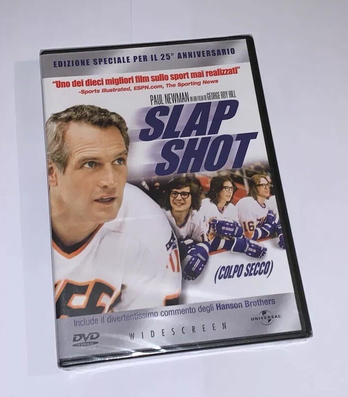 SLAP SHOT COLPO SECCO DVD RARO ITALIA EDIZIONE SPECIALE SIGILLATO (PAUL NEWMAN)