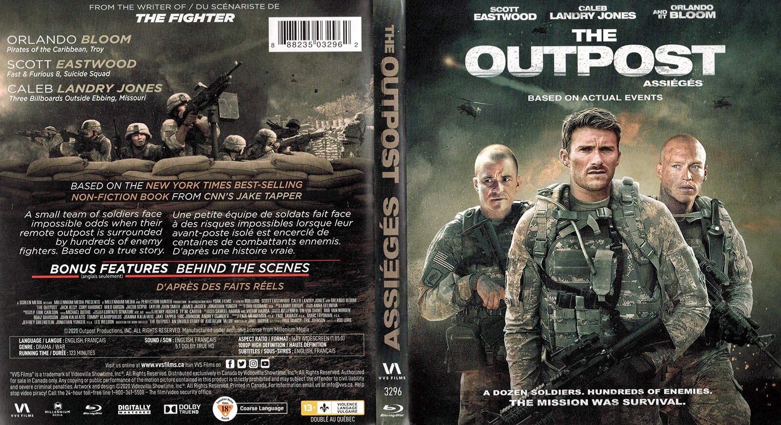 The Outpost (English/Francais) (Blu-ray) Scott Eastwood Orlando Bloom