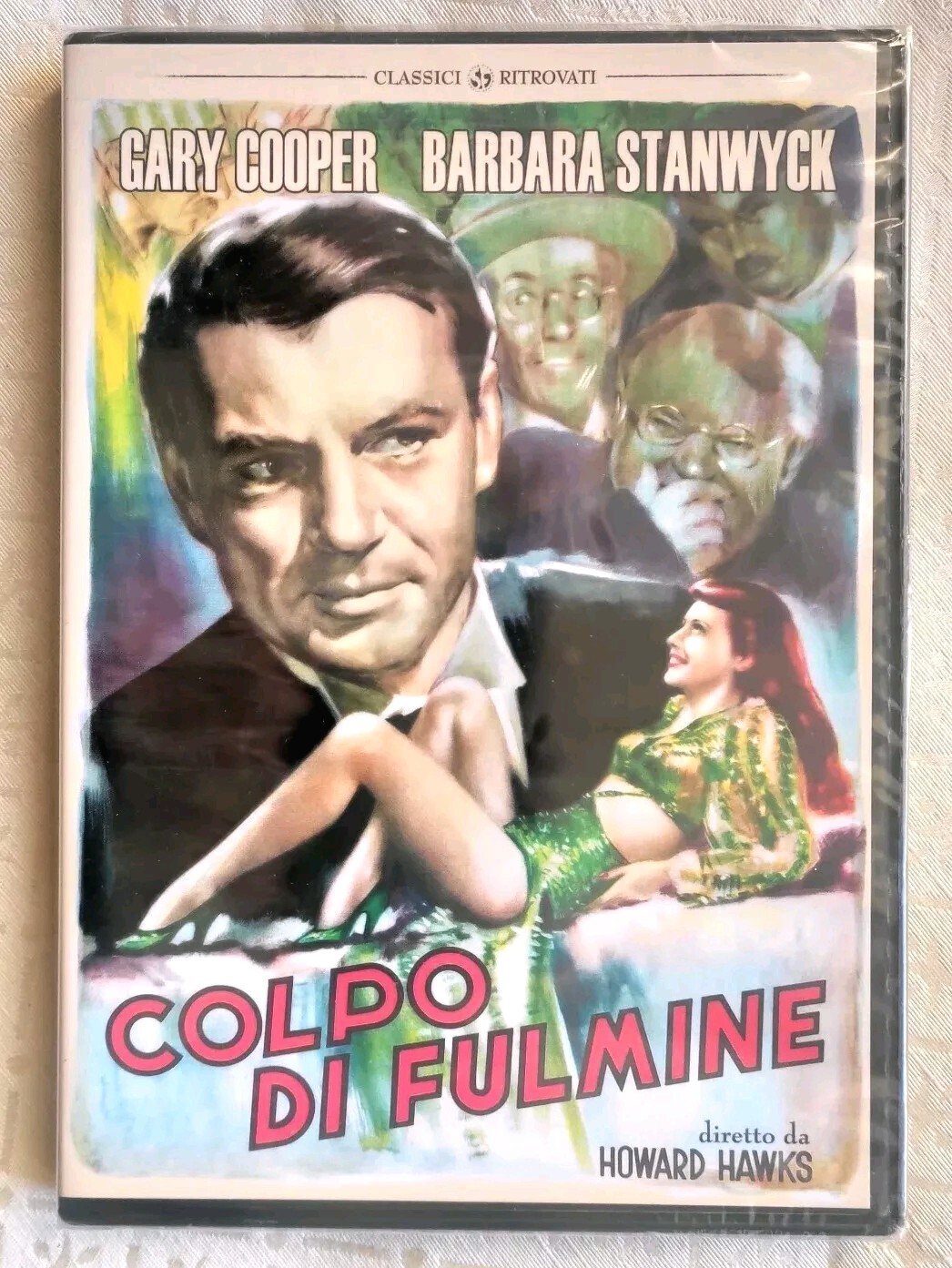 Dvd  COLPO DI FULMINE  Howard Hawks  Gary Cooper  Barbara Stanwyck  ****NUOVO