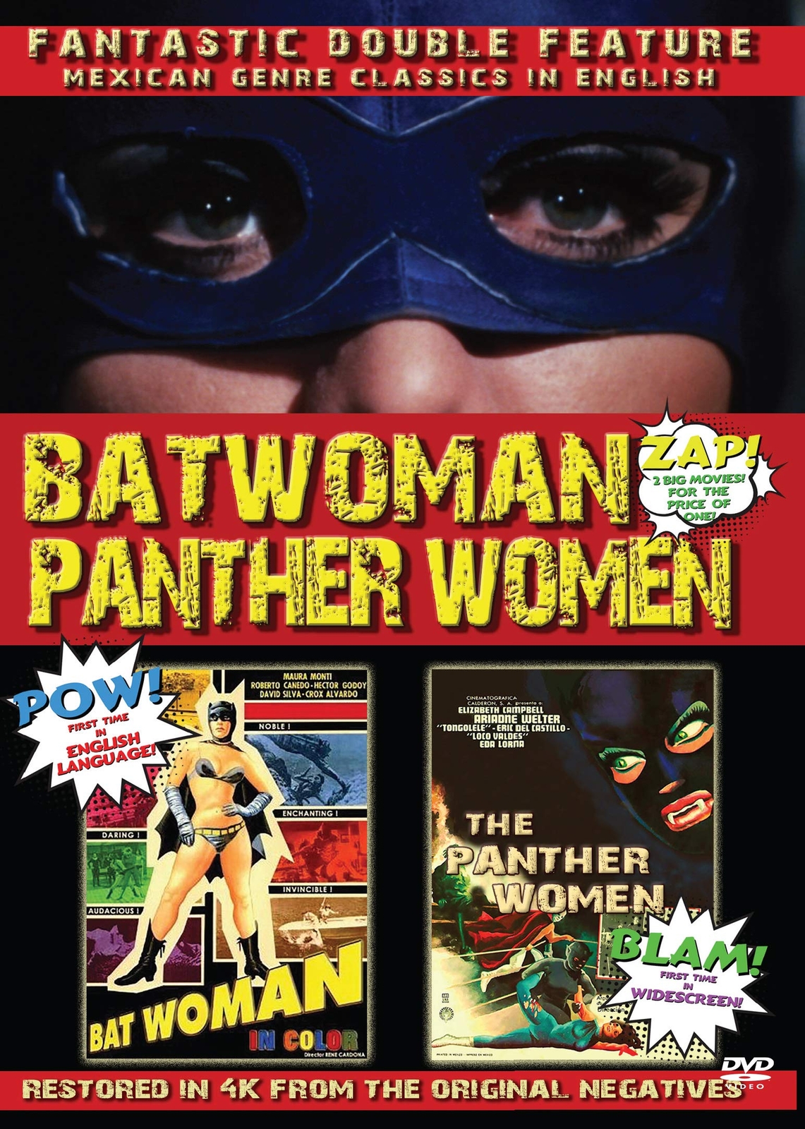 Batwoman & The Panther Women: Double Feature (4K Restoration) (DVD) Various