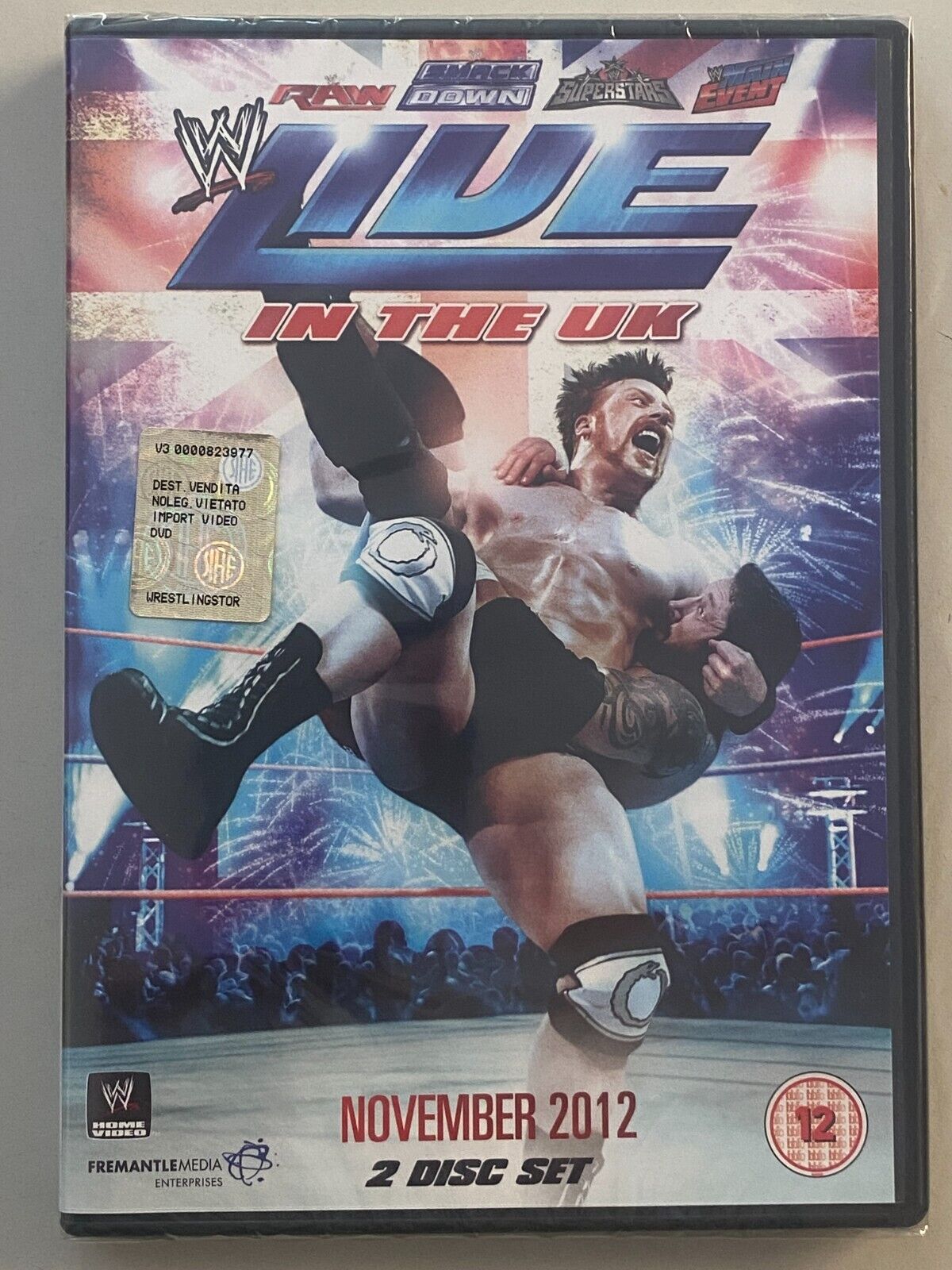 DVD WWE LIVE IN THE UK NOVEMBER 2012- 2-DVD-SET FremantleMedia NEW & SEALED
