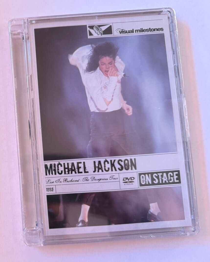 Michael Jackson ‎DVD Live In Bucharest The Dangerous Tour / Epic Raro Sigillato