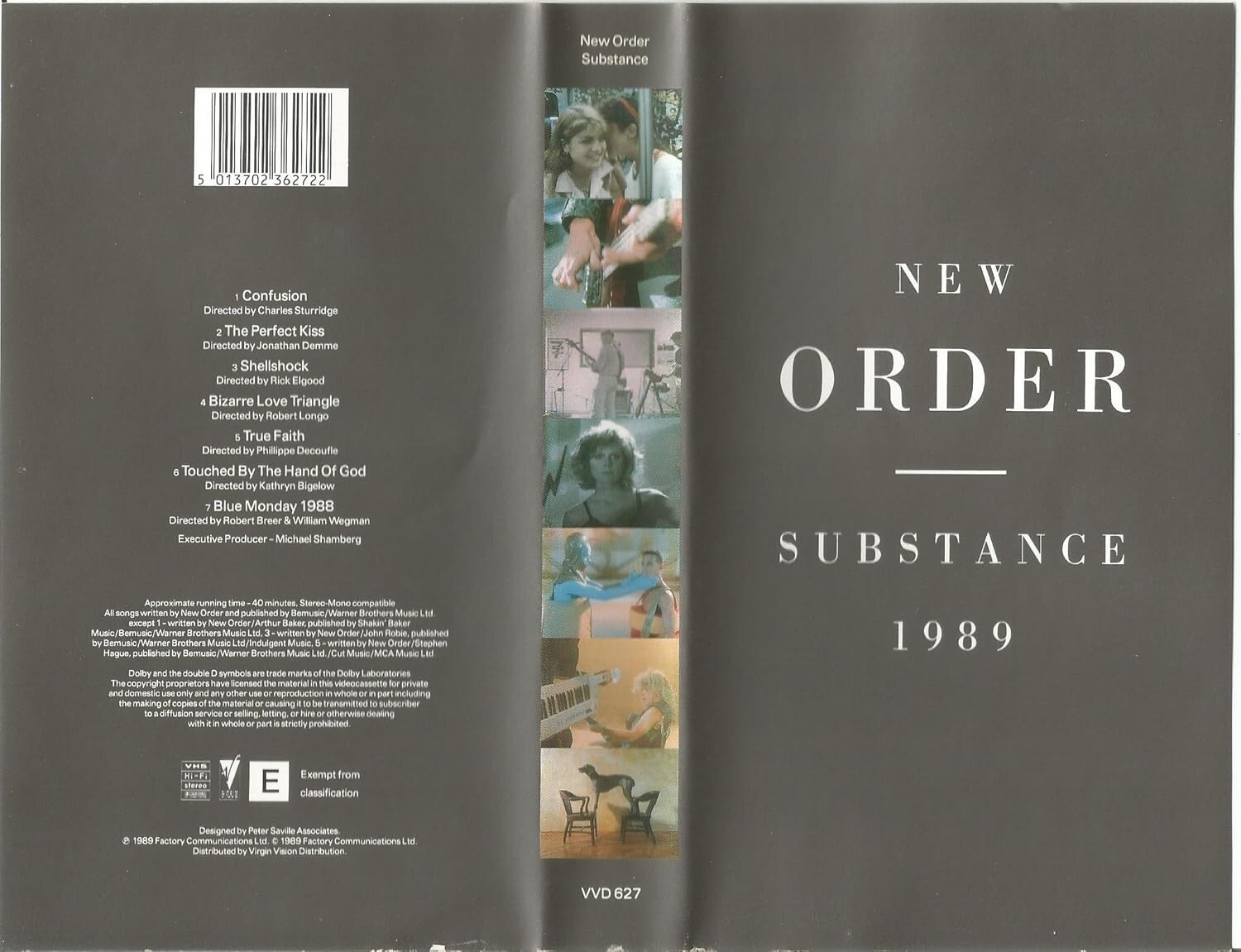 NEW ORDER Substance 1989 - VHS,PAL,NEW,UNPLAYED,NO SEALED